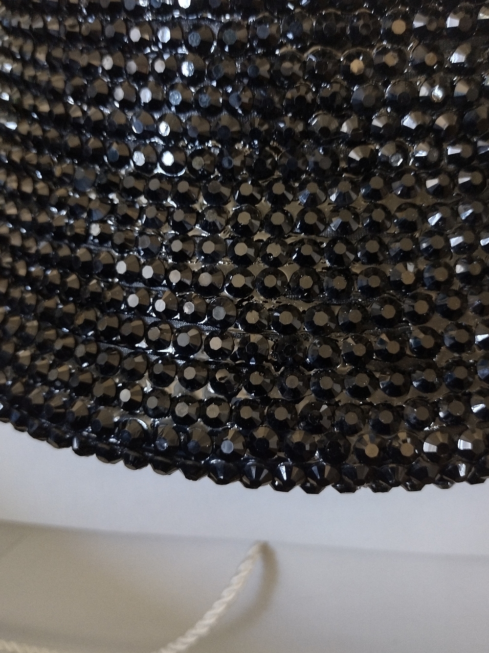NEW Royal Sparkling Black Sequin Rhinestone Hat! - Picture 12 of 13
